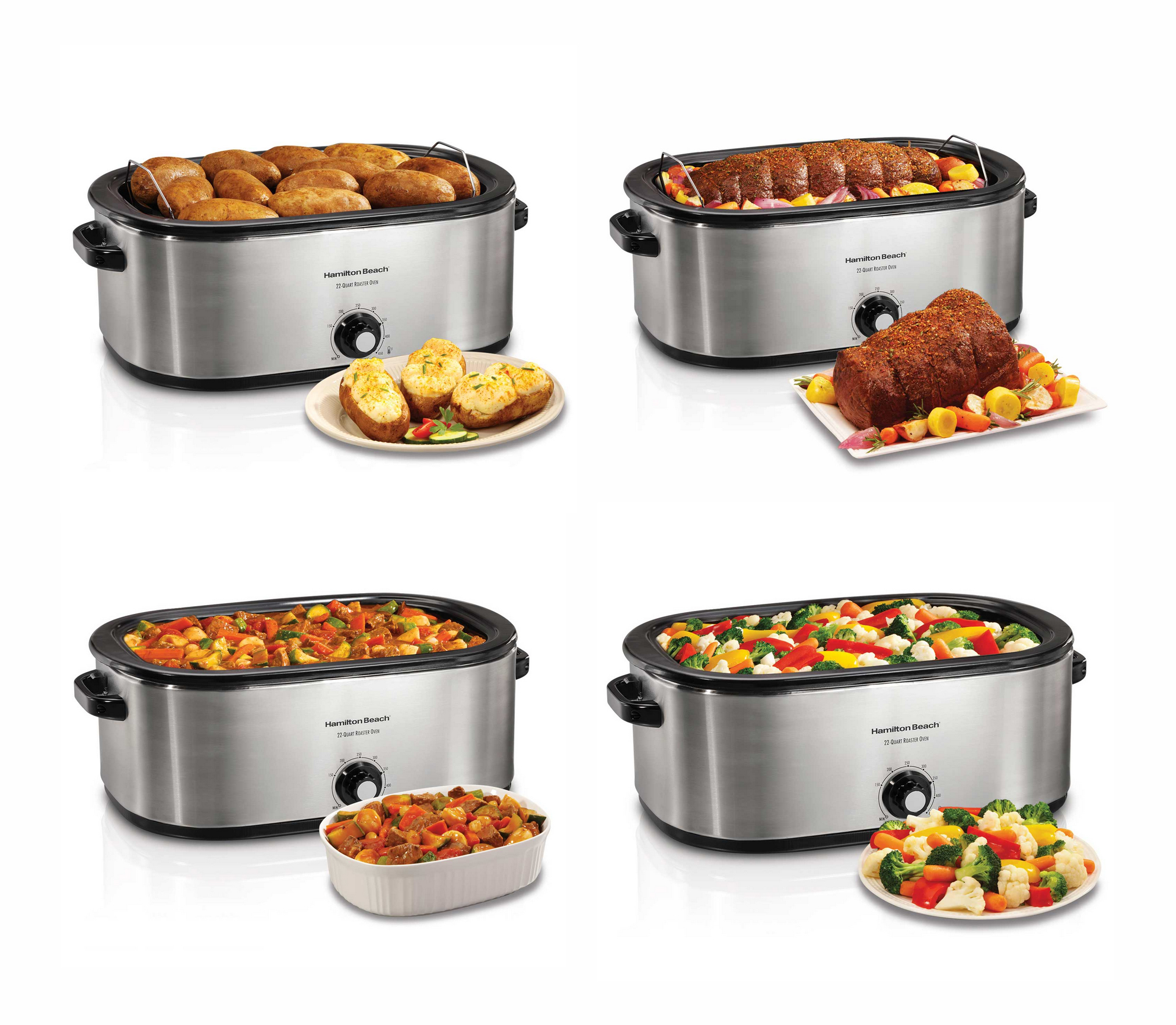 SuperSize Hamilton Beach Roaster Oven Cook, Roast, Bake, Keep Warm