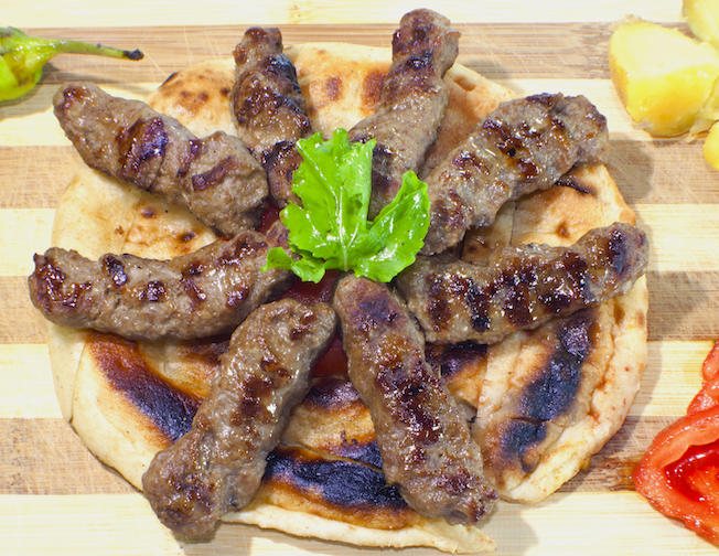 Turkish kofte kebab