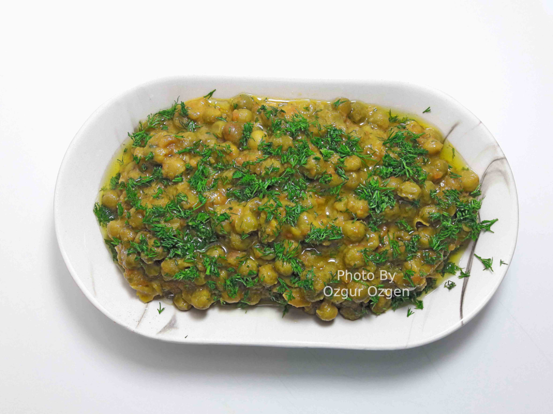 Traditional green peas recipe