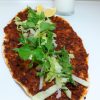 lahmacun fresh out of the oven